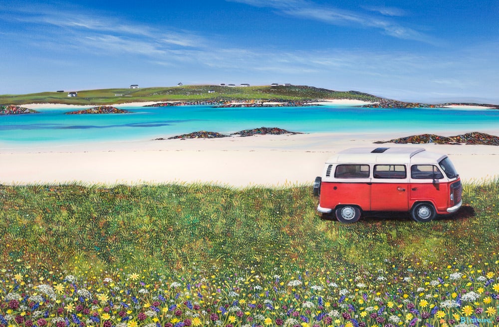 Salum Tiree Campervan Print