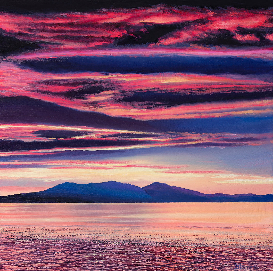 Arran Sunset Print