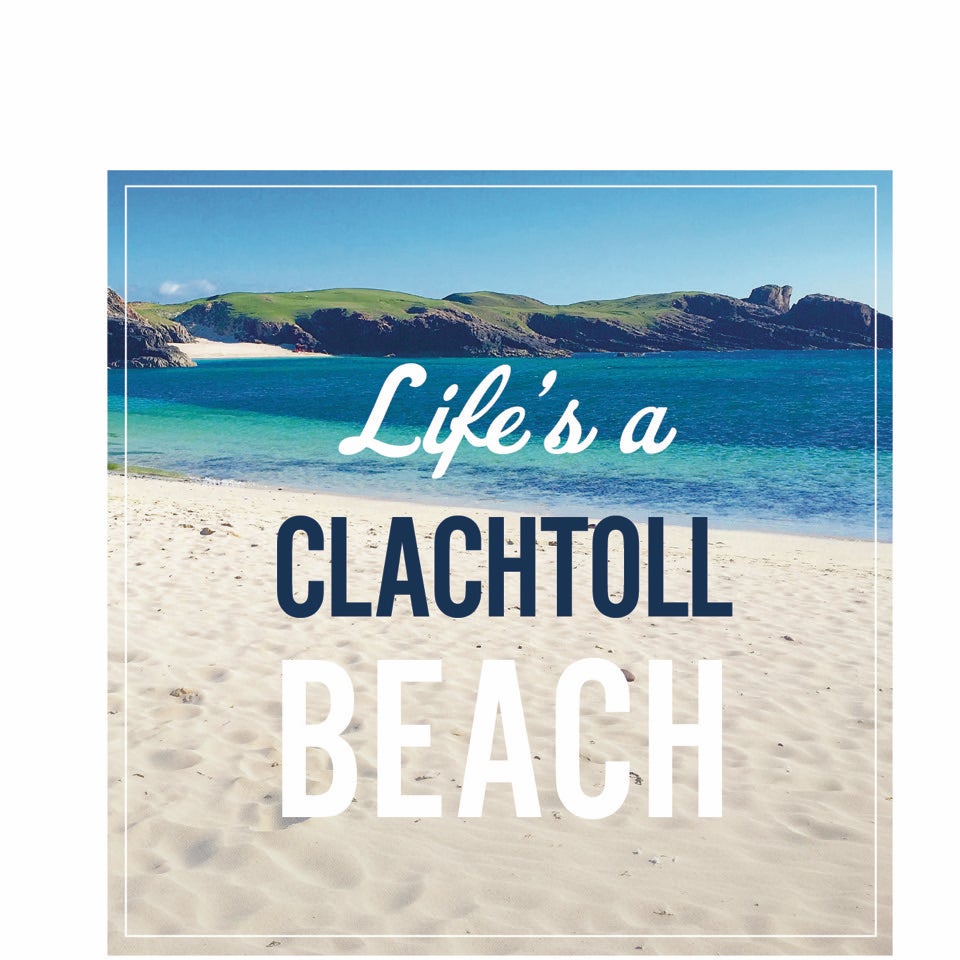 Clachtoll Window Sticker