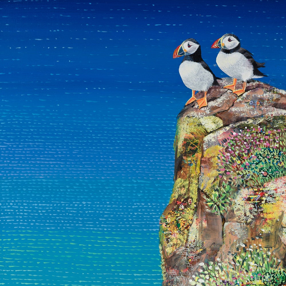 Puffin Friends Print